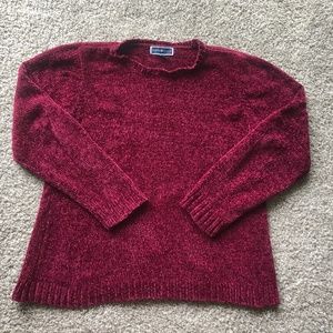 Textured Burgundy Karen Scott Sweater